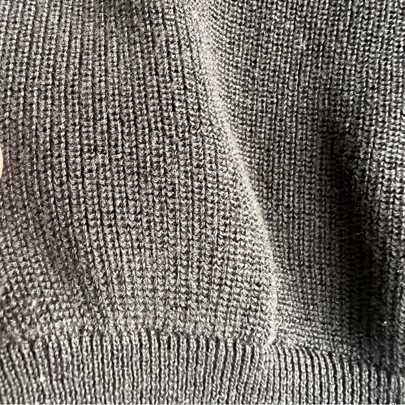 EK Edinburg Knitwear Black Top Shirt Blouse Pima Cotton - Picture 5 of 5